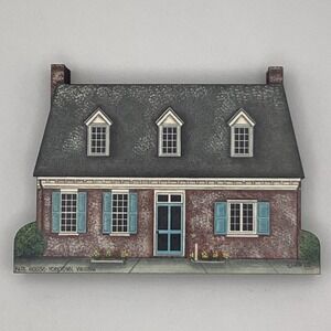 Brandywine Woodcrafts Pate House Yorktown Virginia Wood Shelf Sitter Americana